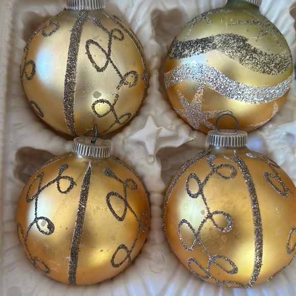 Vintage West Germany D.B.G.M Glass Ornaments - Picture 2 of 6